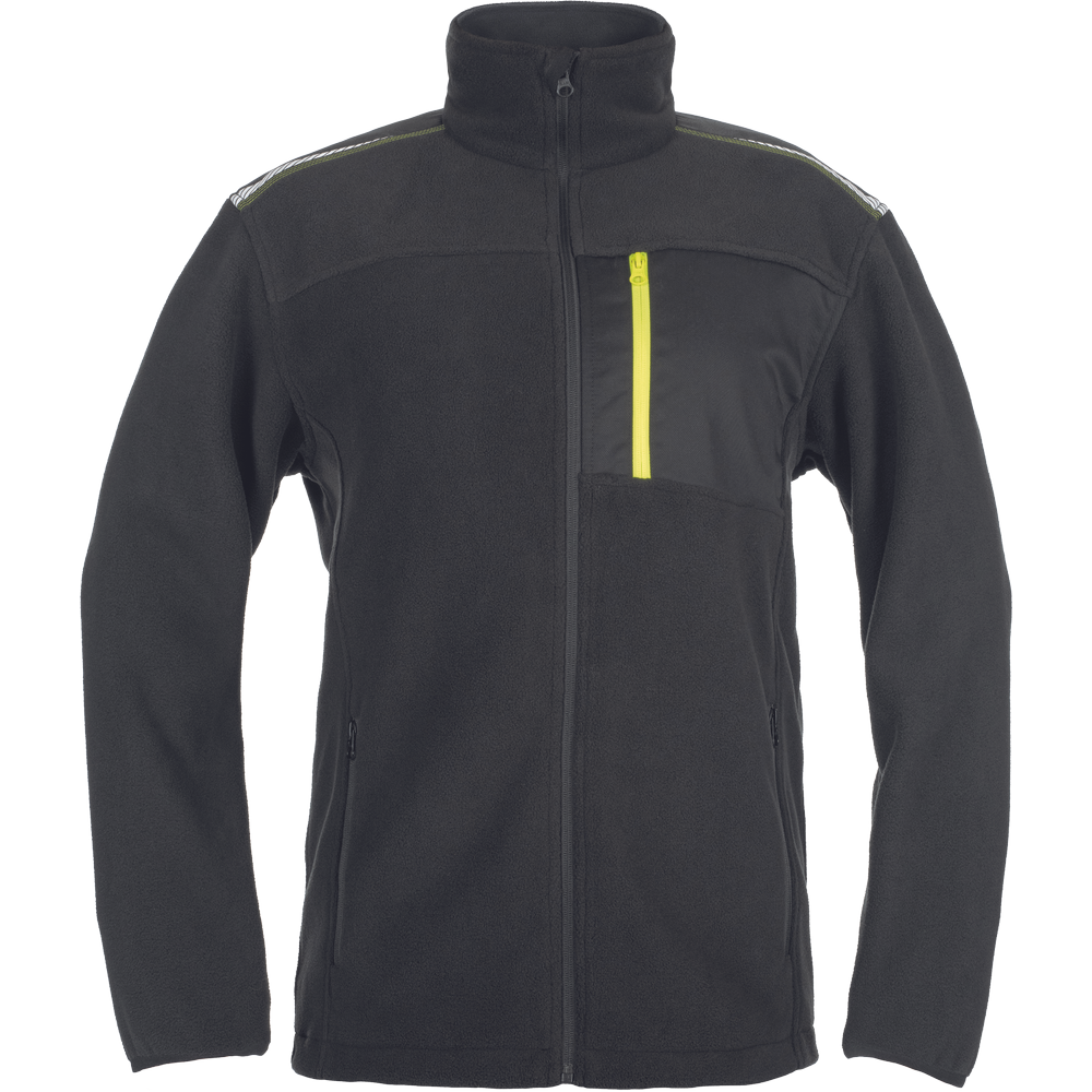 Produkt - Fleecová bunda Emerton STR černá-žlutá XS 